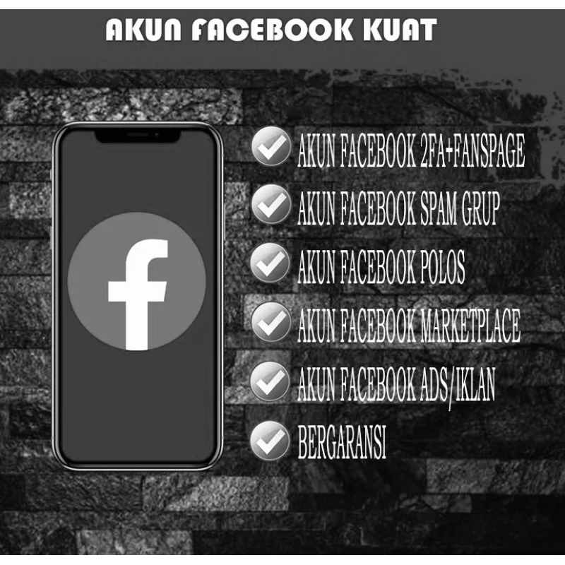 Akun Facebook Teman 100-1000
