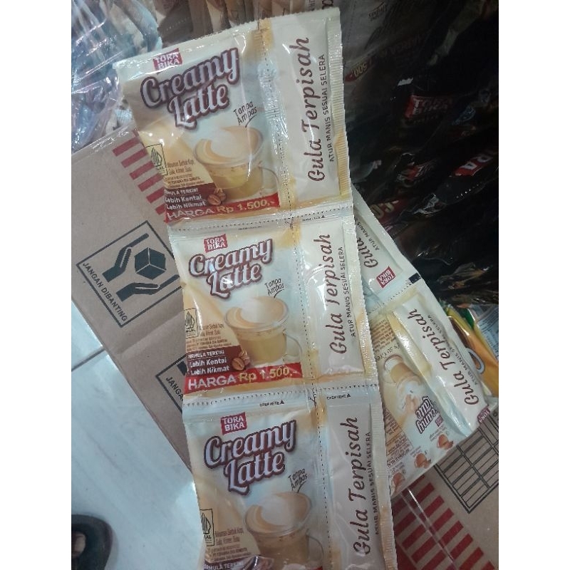 

Creamy Late Sachet Isi 10pcs 25gr Torabika Creamy Late