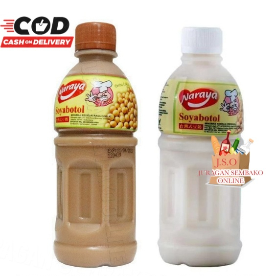 

(JSO) Naraya Soya Botol 220ml Minuman Susu Kacang Kedelai Import