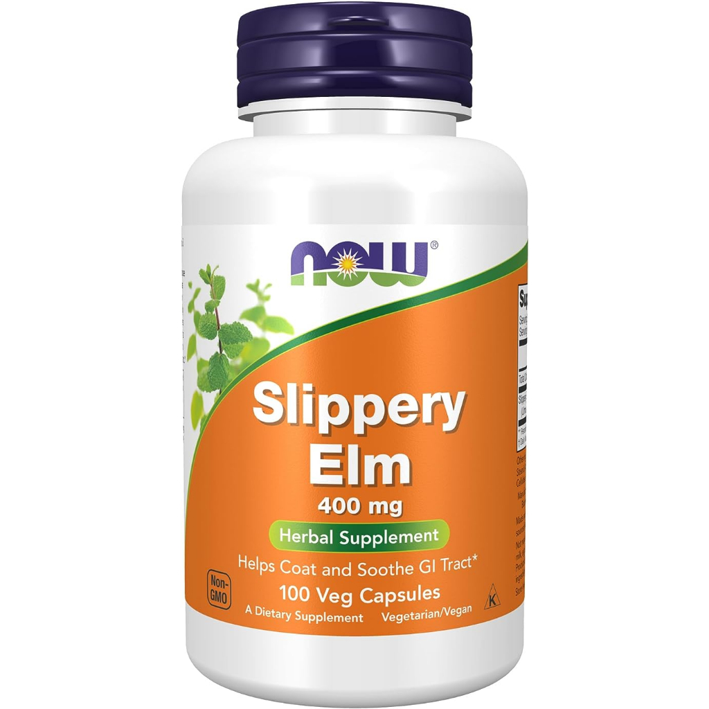 NOW Foods, Slippery Elm, 400 mg, 100 Veg Capsules