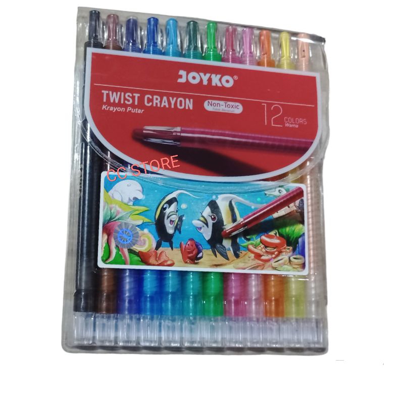 

Joyko Crayon Putar Panjang 12 Warna