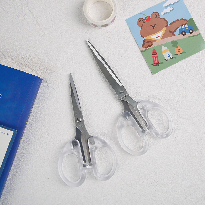 

Alat Pemotong Kertas Scissors Transparan Gunting Serbaguna AT02