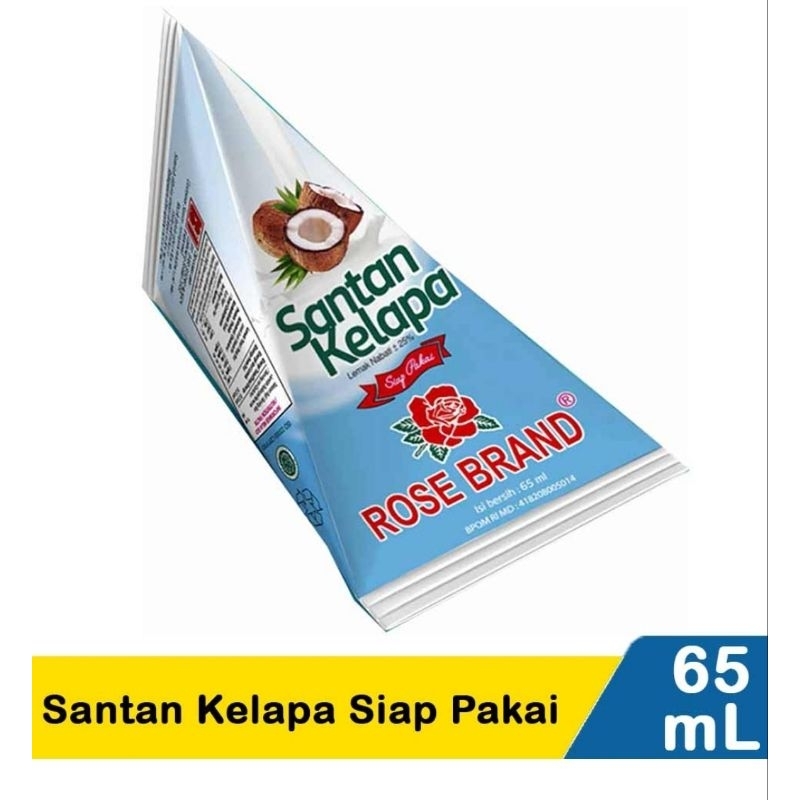 

santan kelapa rose brand 65 ml