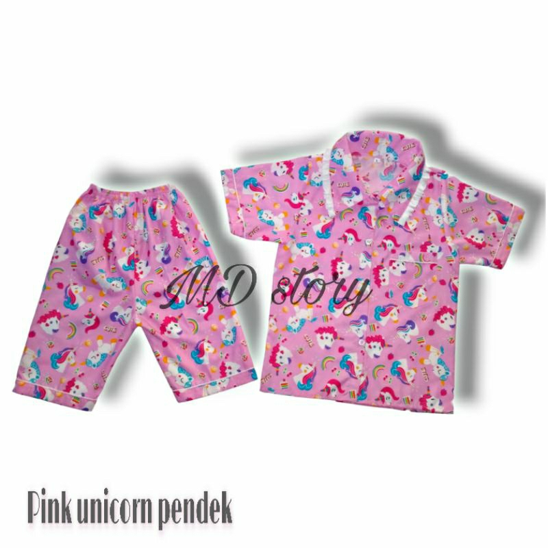 Baju tidur anak perempuan lucu umur 1-8/9tahun piyama anak perempuan  baju tidur karakter