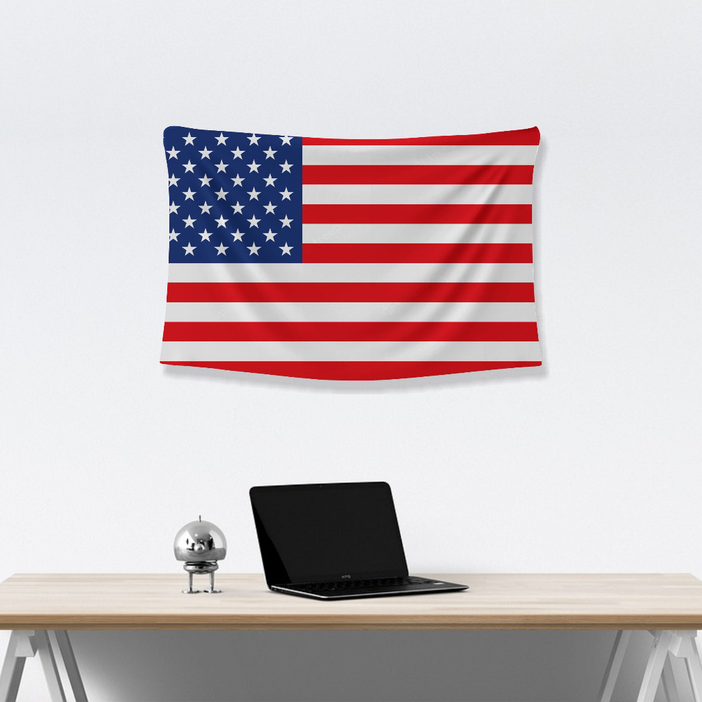 POSTER KAIN BENDERA AMERIKA - POSTER KAIN BENDERA AMERIKA