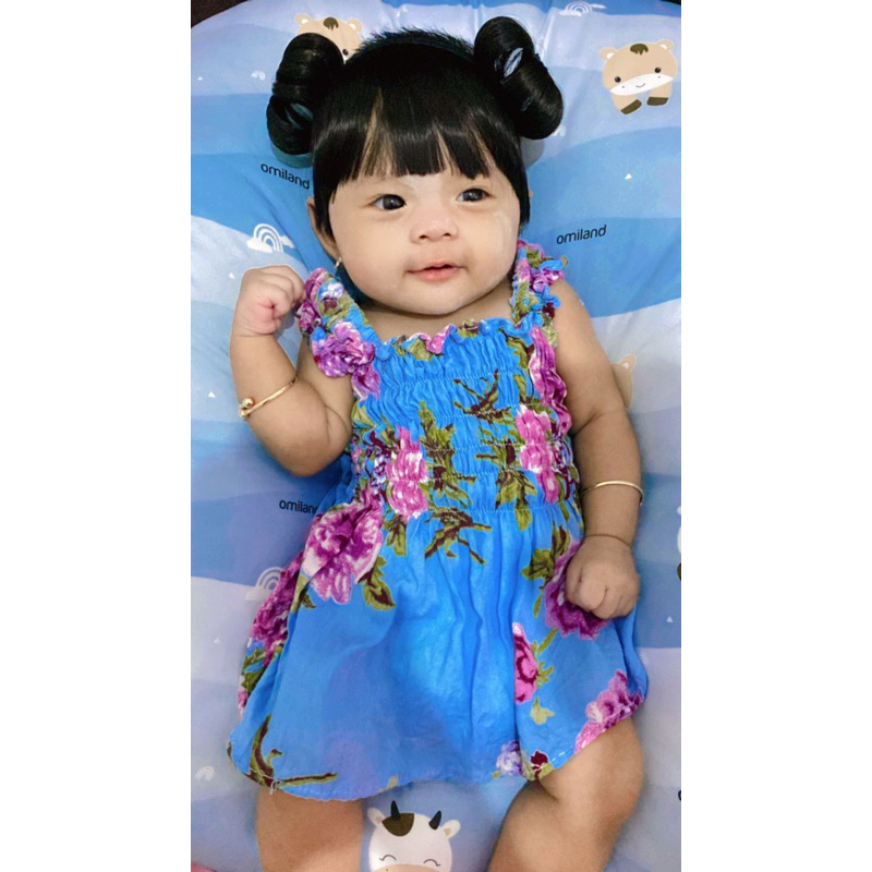 DASTER PUTRI BALI // Daster Kerut Anak // Daster Kerut Bayi // Daster Anak Murah // Daster Anak Lucu