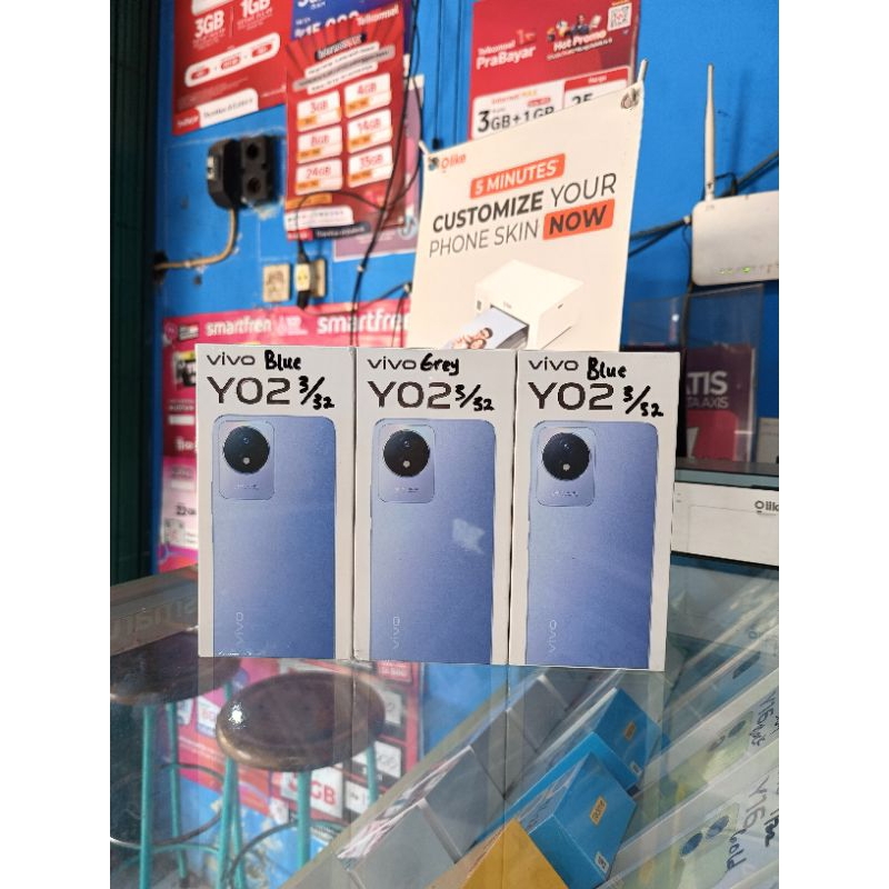vivo y02 ram 3/32gb baru