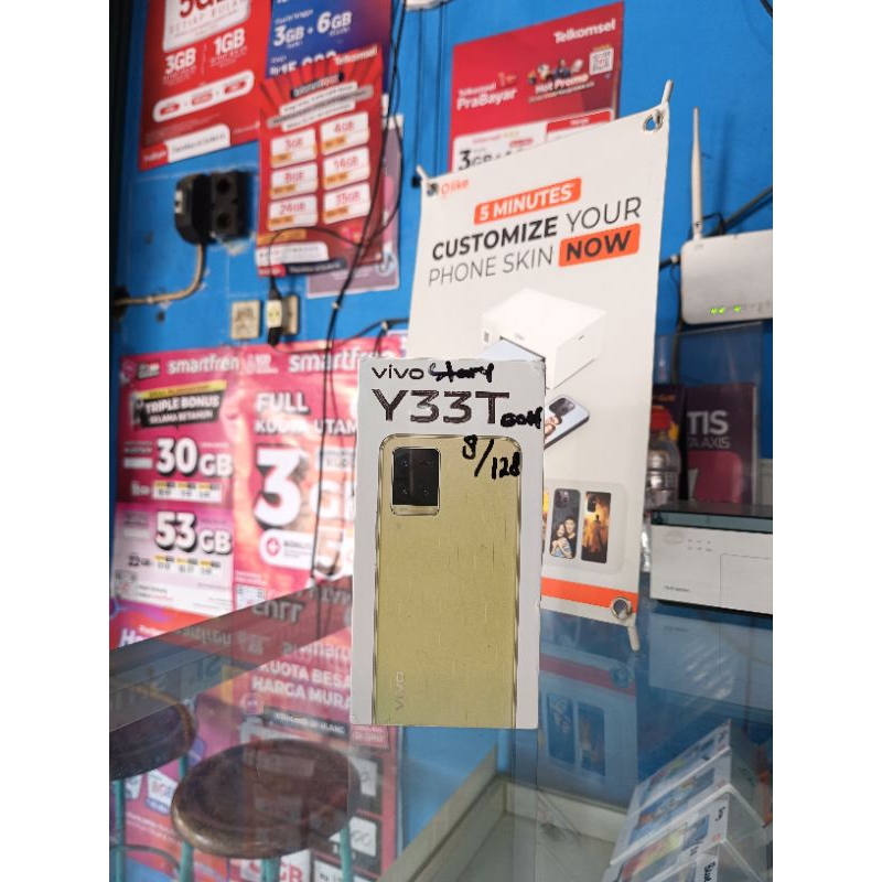 vivo y33t snapdragon 680 ram 8/128gb baru