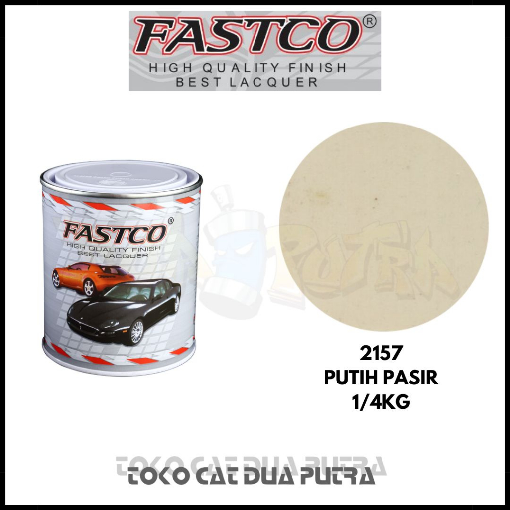 Cat Duco Fastco 1/4Kg 2157 Putih Pasir