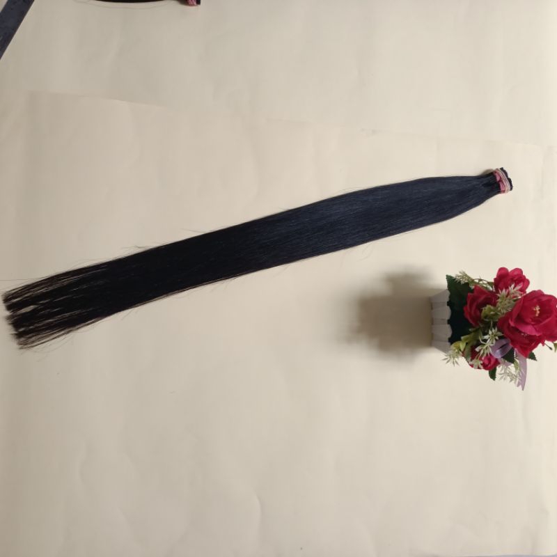 RAMBUT SAMBUNG ASLI PANJANG 70-75CM