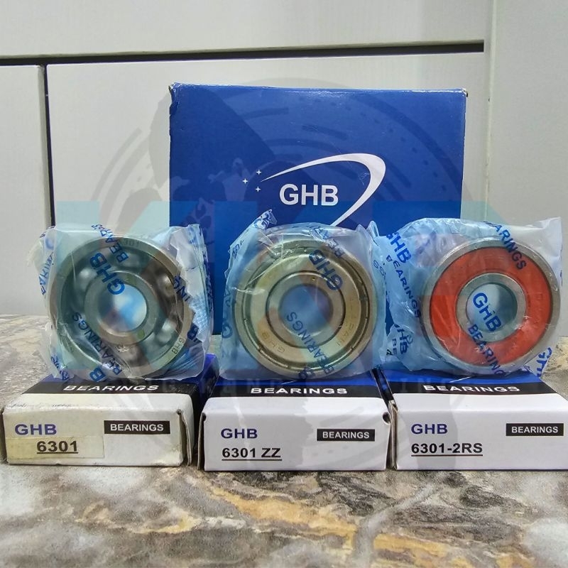 Bearing Lahar GHB 6301 6301ZZ 6301-2RS