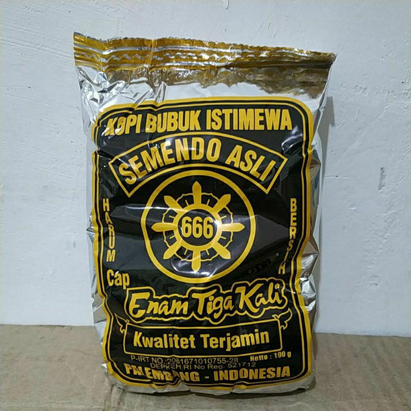 

Kopi bubuk semendo 666