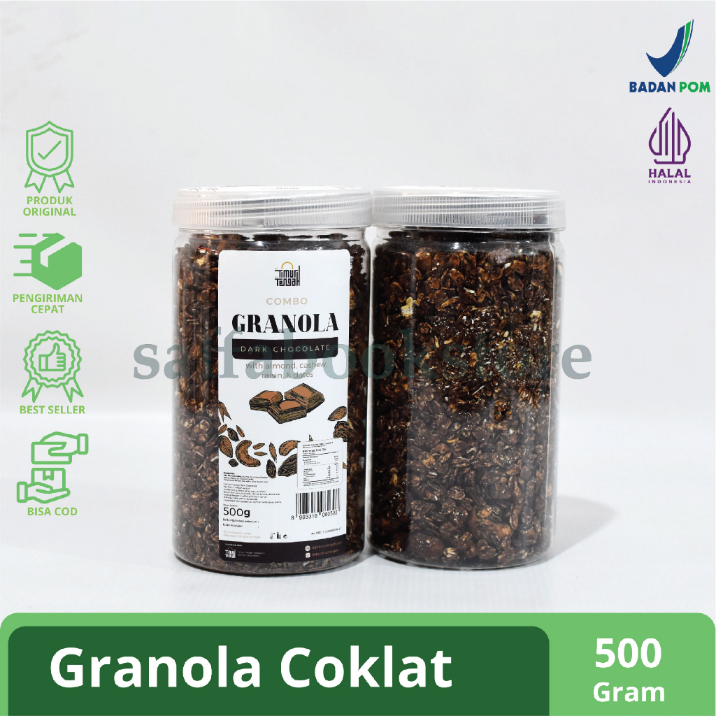 

Granola Timur Tengah 500 Gr Dark Chocolate Premium 500gram Timur Tengah Sereal Makanan Sehat High Quality Diet Outmeal Sereal Gandum Utuh Kismis Kurma Almond Mede Mete Netto 500 Gram Oat Oatmeal Makanan Oats Sarapan Granova Murah Tanpa Gula