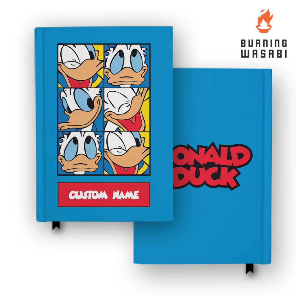 

Buku Catatan Notebook Donald Duck Disney 1 Custom Nama Agenda Jurnal Diary Hardcover A5 A6 B5