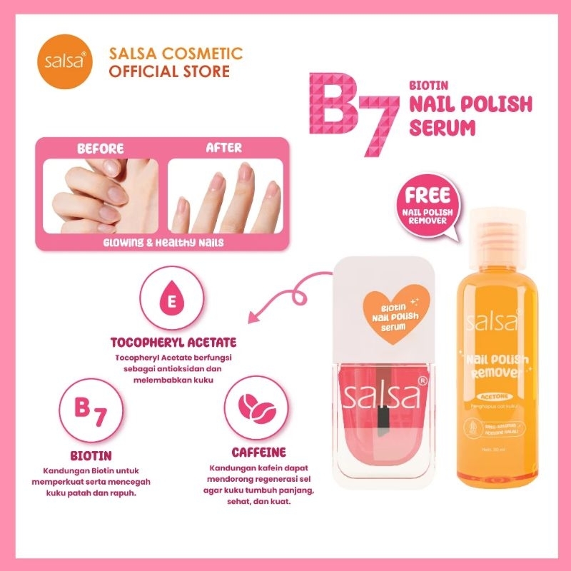 SALSA Serum Vitamin Kuku - B7 Biotin Nail Polish Serum