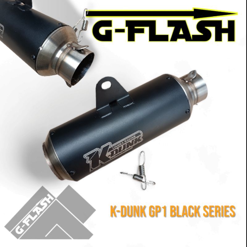 Silencer knalpot K-dunk Gp1 black series