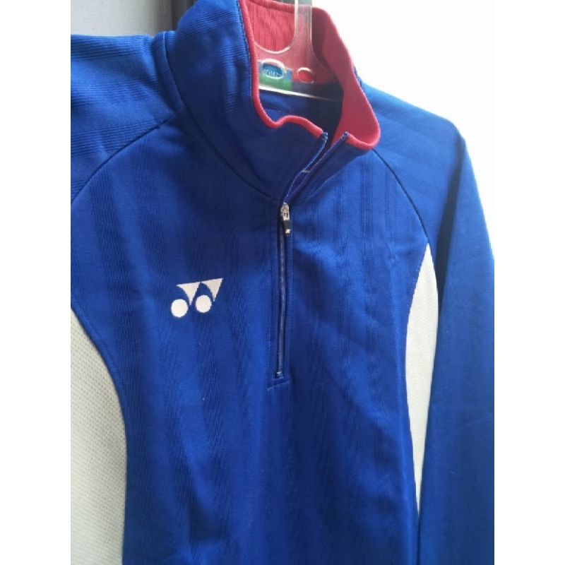 Halfzip Yonex Tracktop - Biru (Second/Thrift/Preloved)