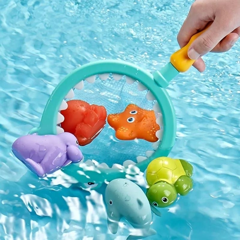 COD NEW baru mainan mandi anak bayi balita batita memancing ikan alat pancing fishing toy bath toys 