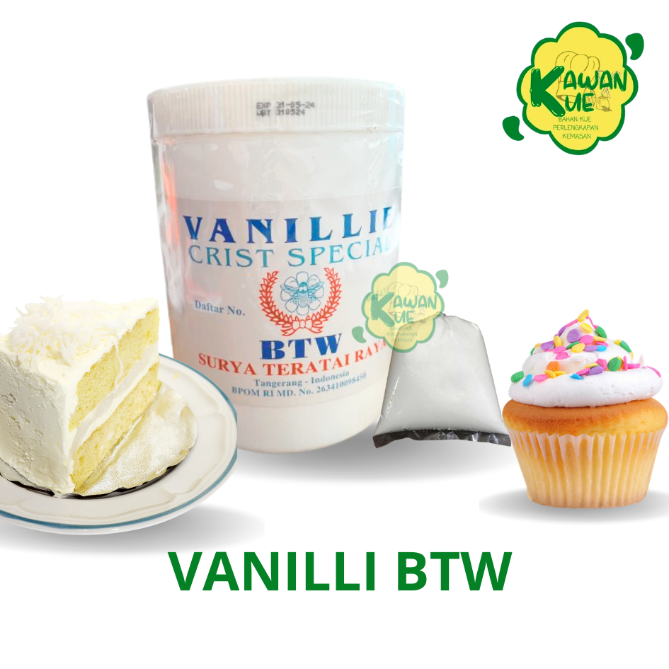 

BUBUK VANILI TIMBANG KEMASAN 100 GR MERK CW & BTW / VANILI BUBUK