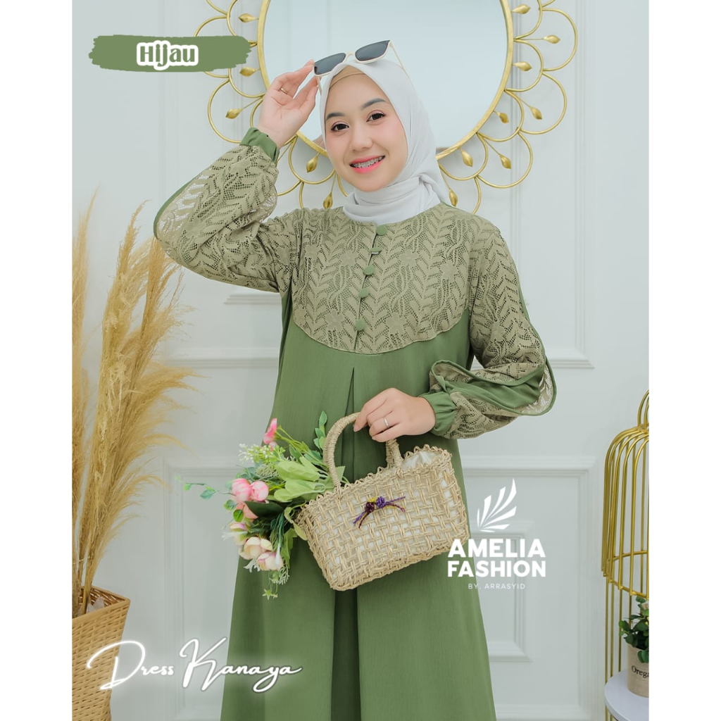 KANAYA DRESS BRUKAT AMELIA
