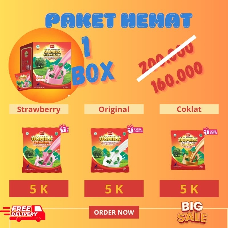 

GOMILK SACHET PAKET HEMAT