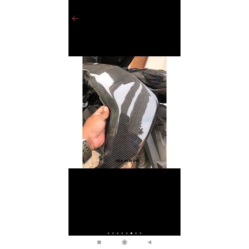 ducktail new nmax carbon kevlar