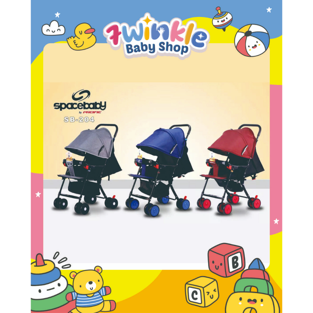 STROLLER SPACE BABY SB 204 KERETA DORONG BAYI SPACEBABY SB204