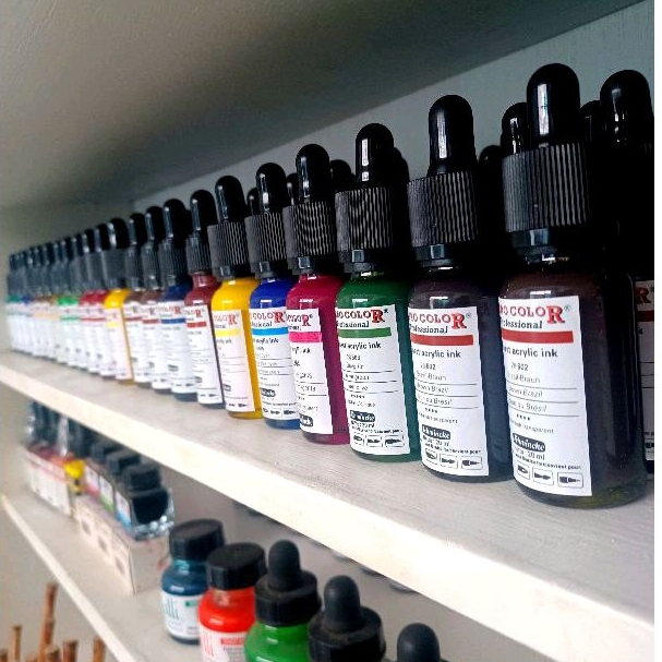 

Tinta schmincke / Schmincke ink / tinta kaligrafi / aero color