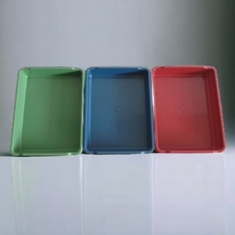 Nampan Plastik Kotak / Nampan Segi / Nampan Plastik Cantik Murah