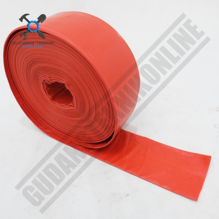 (3&quot; 50 Meter TIGER) Selang PVC Irigasi Pompa Sawah 1 ROLL 3&quot; 50M TIGER / Selang Buang 3 Inch 50 Meter Sunny Hose Selang Buang Air 50 Meter TIGER