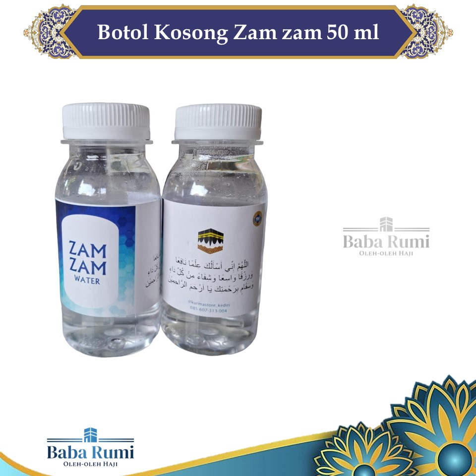 

Air Zam Zam ASLI Botol 80 ml Oleh oleh haji