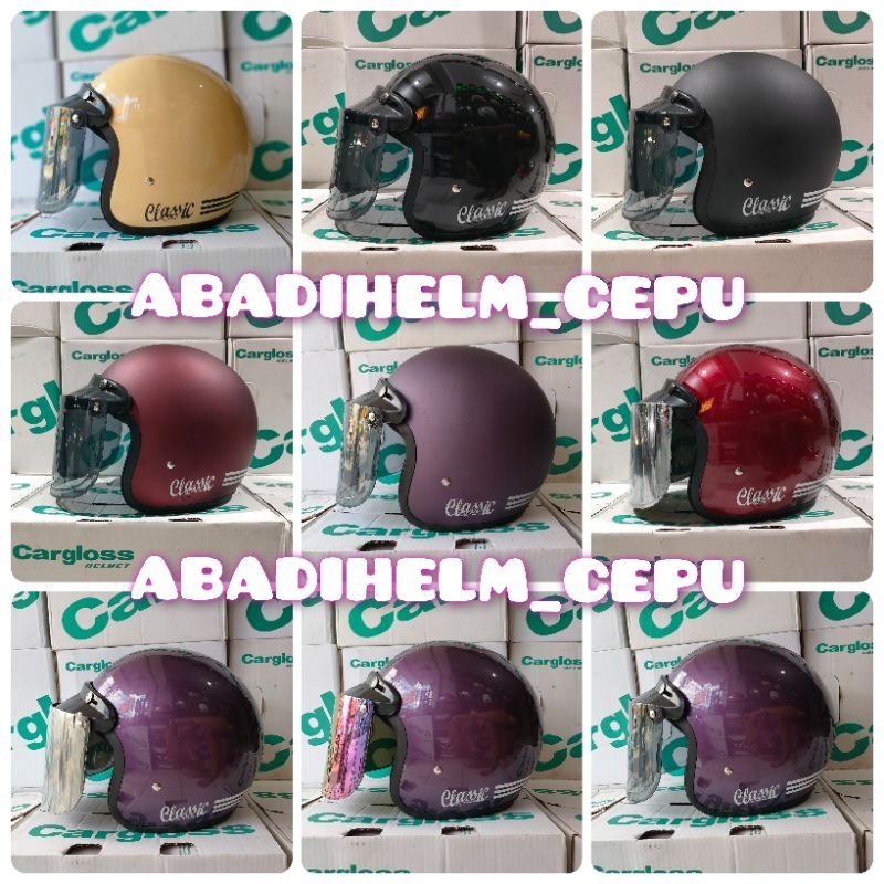 Bogo Klasik/Classic Kaca Datar Smoke/Hitam