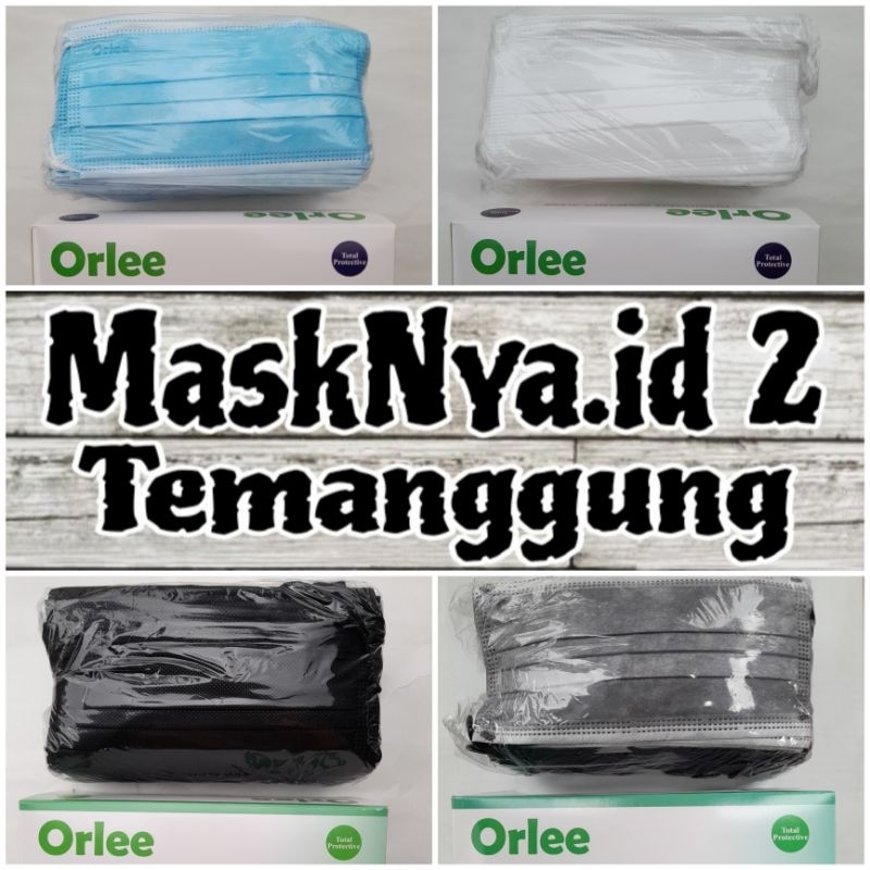 Masker Orlee Cantol//Hijab//Medis & Non Medis