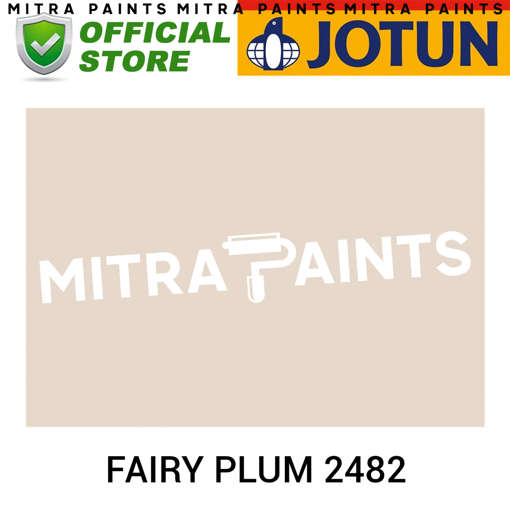 CAT JOTUN INTERIOR EKSTERIOR FAIRY PLUM 2482 / NUDE CREAM BEIGE