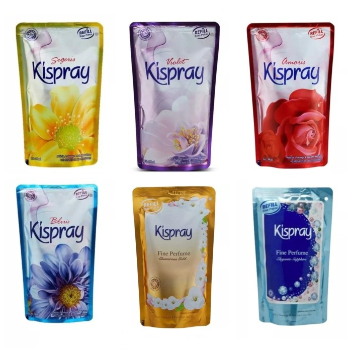 kispray refill 300ml / kispray refill / Pewangi Baju Kispray 300ml