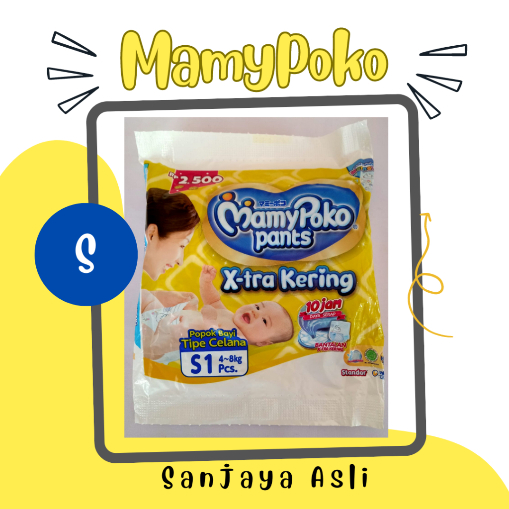 MAMY POKO S/POPOK BAYI/PAMPERS/PEMPERS RENCENG SACHET