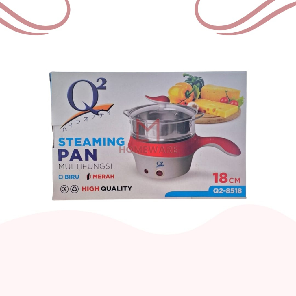 Panci Listrik Panci Kukus Elektrik Kukusan Listrik Q2 8518