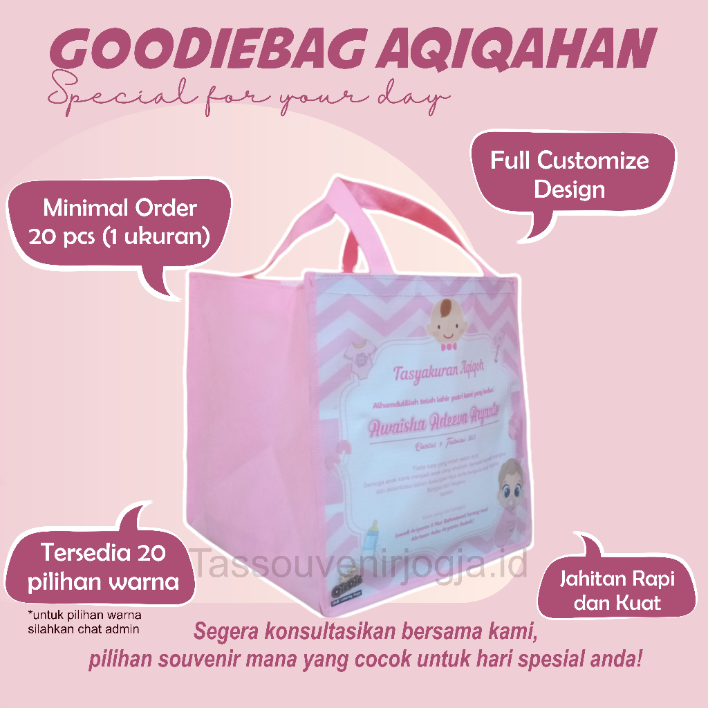 Tas Aqiqohan / Tas Syukuran Lahiran / Tas Selapanan