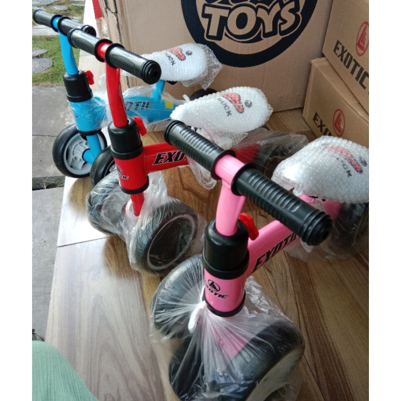 Sepeda Anak Balance Bike ET2008 Exotic Tanpa Pedal