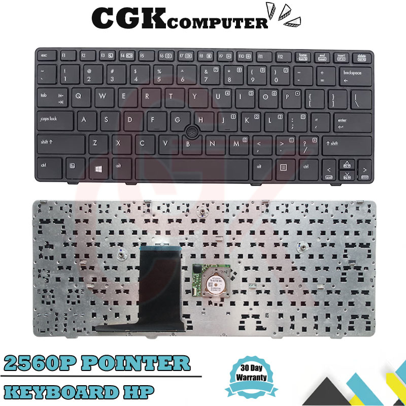 Keyboard Laptop HP Elitebook 2560 2560P 2570P with Pointer