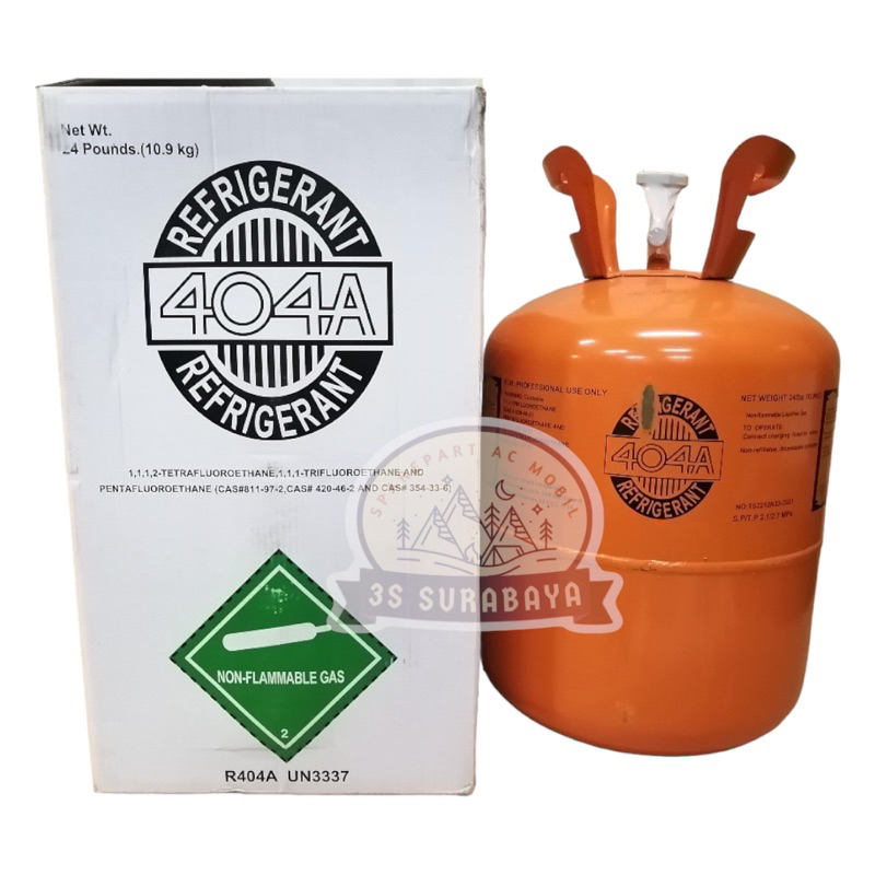 Freon Refrigerant R404A 10.9 Kg R 404A R 404 A Tabung Besar