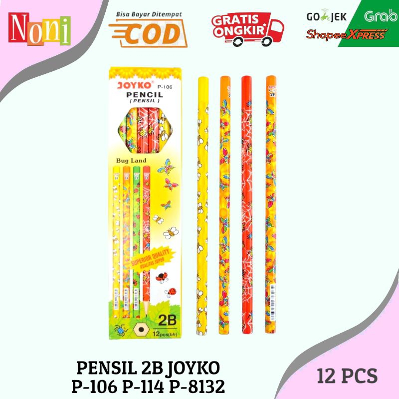 

Pensil 2b JOYKO P106 P114 P1832 1 pack isi 12 pcs