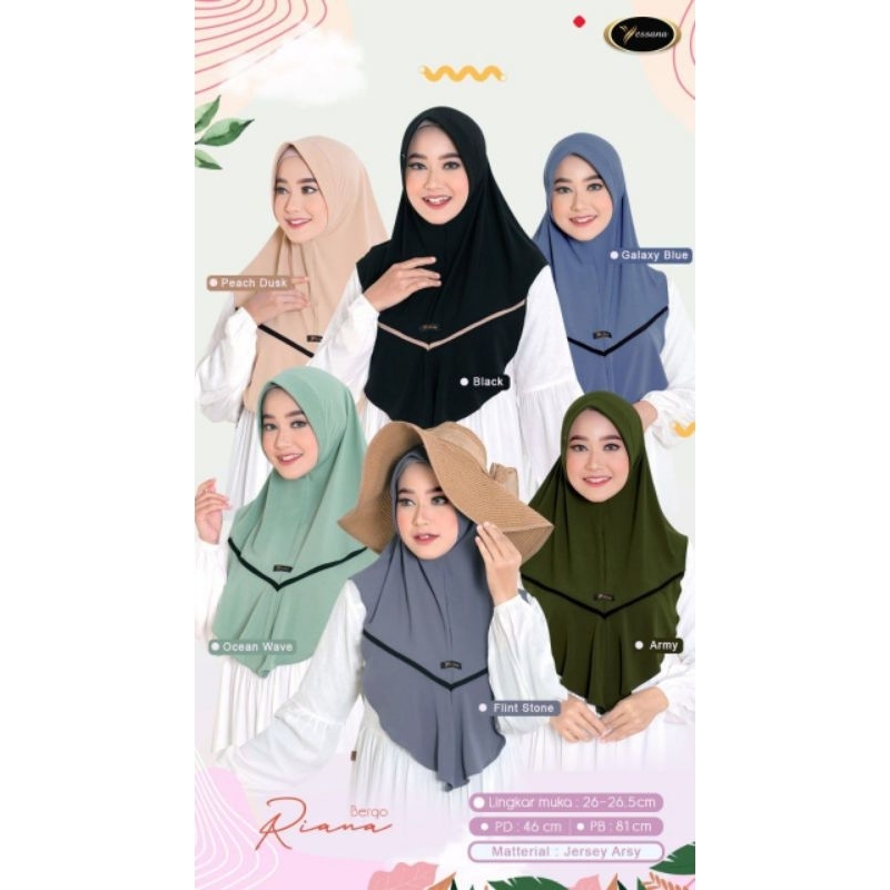 Bergo Riana Yessana hijab