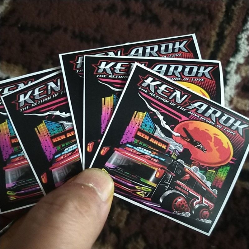 5 stiker bus mania kenarok
