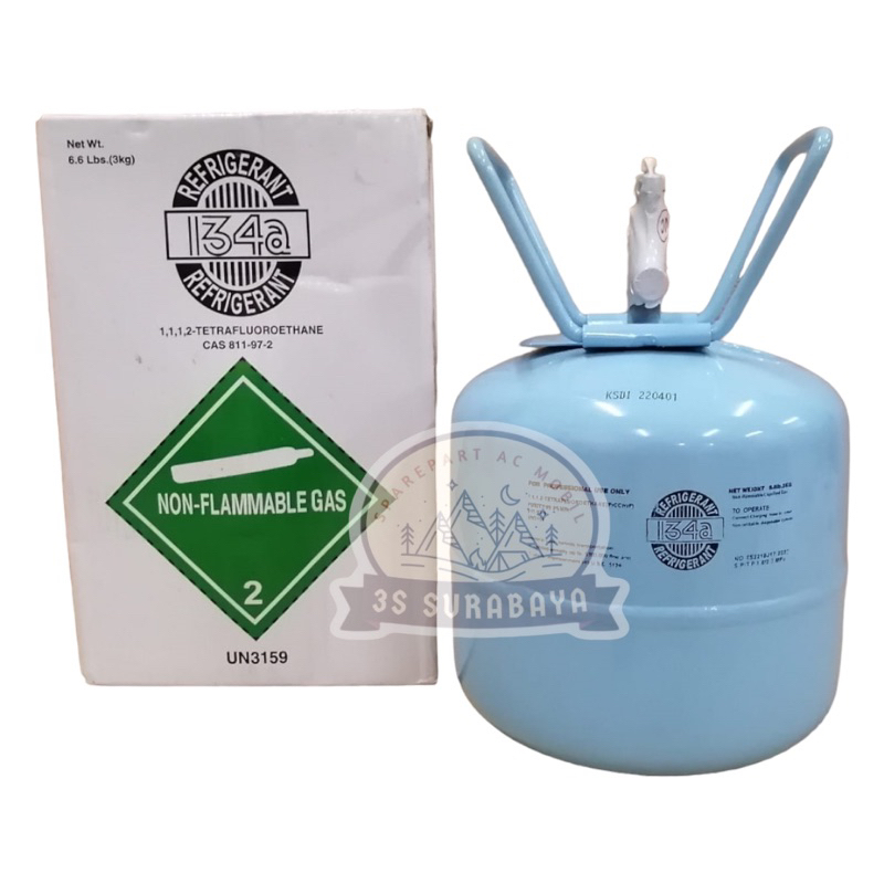 Freon R134A 3 Kg Tabung Tanggung R 134A R134 A