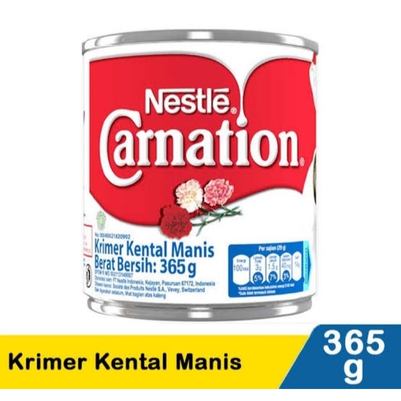 

susu kental manis carnation 365 gr