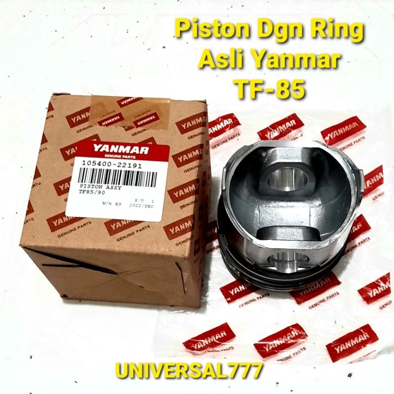 TF85 Original Yanmar Piston With Ring TF 85 Seher Seker Asli TF-85