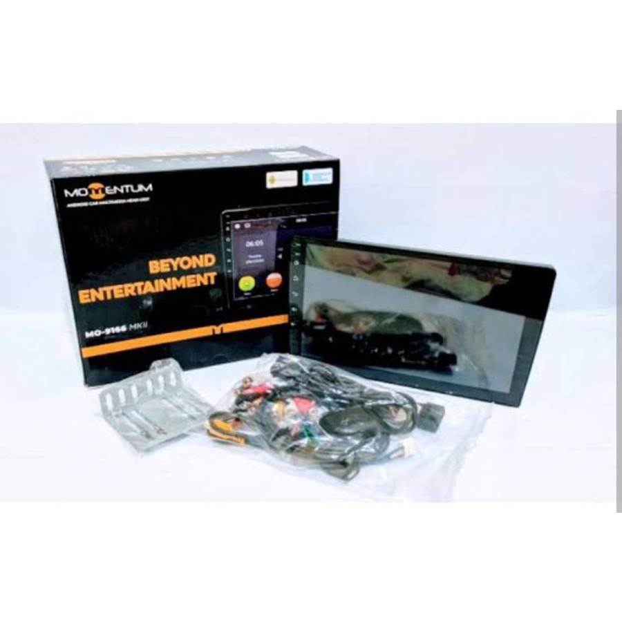 Head Unit Android MOMENTUM MO-9166 mk 11 ready stok 9 Inch IPS SCREEN Voice Command
