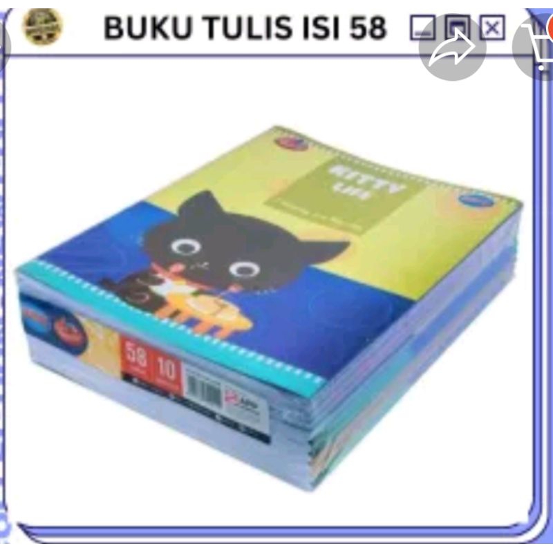 

Buku Tulis Sidu 58 lembar /1pcs