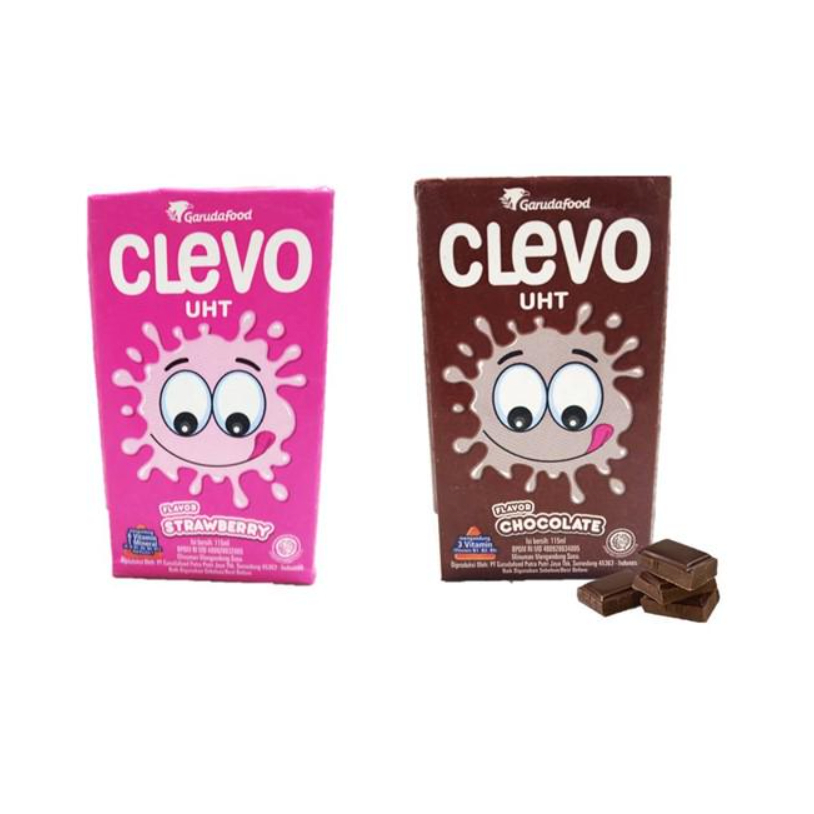 

Clevo Minuman Susu UHT 115ml - Coklat / Strawberry